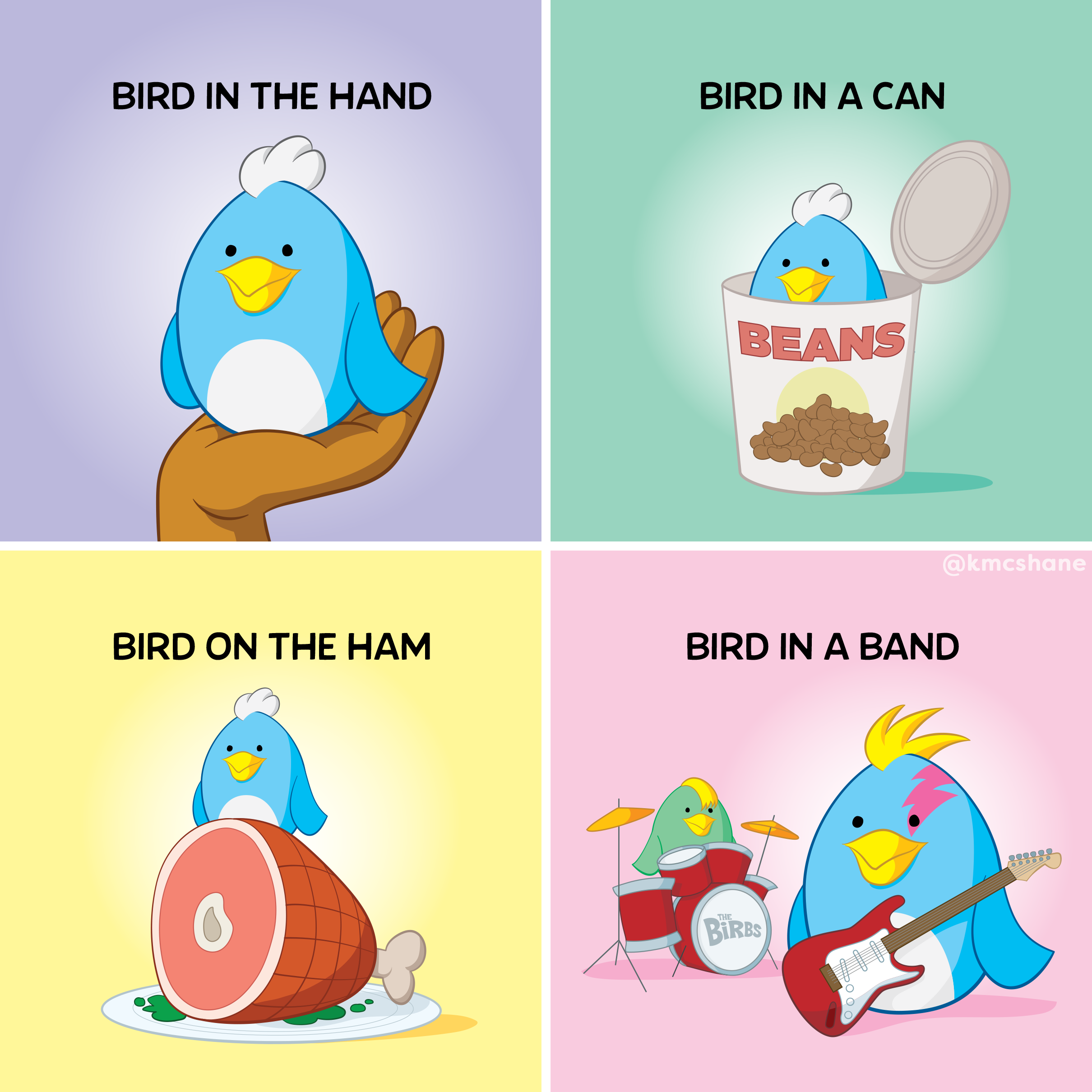 Bird on the Ham t-shirts coming soon Bird In The Hand