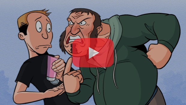 The Face of a REAL Man! (cartoon)